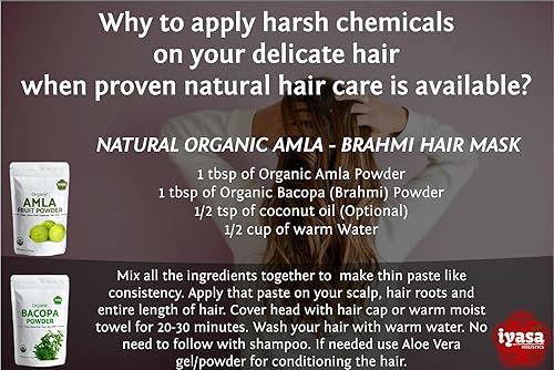 Miniatura 5 de Polvo de fruta Amla orgánica, polvo de bayas de Amalaki, paquete de prueba de 4 onzas3.95oz, orgánico USDA, superalimento crudo, potenciador de