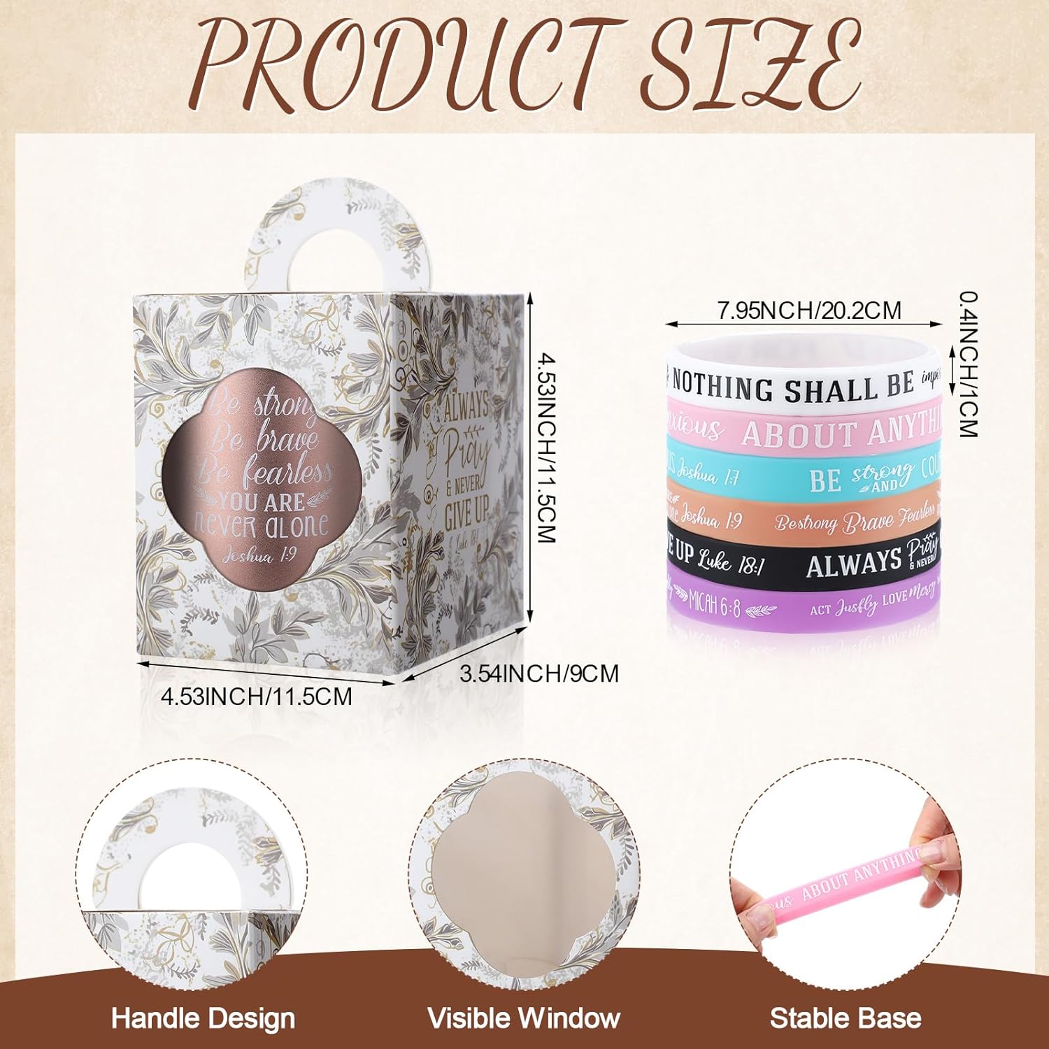 Patelai 18 Pcs 12 oz Easter Christian Tumblers Gifts Set for Women Include 6 Christian Tumblers with Lid Straw Silicone Bible Verses Bracelets Religious Gifts for Spanish Friend Men Women - Image 2