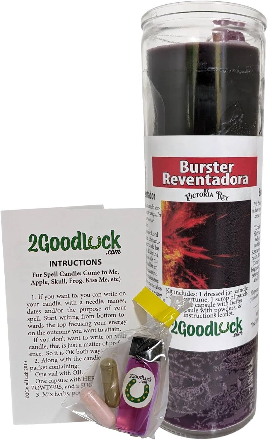 Burster Dressed Candle Kit - Veladora Preparada Reventadora