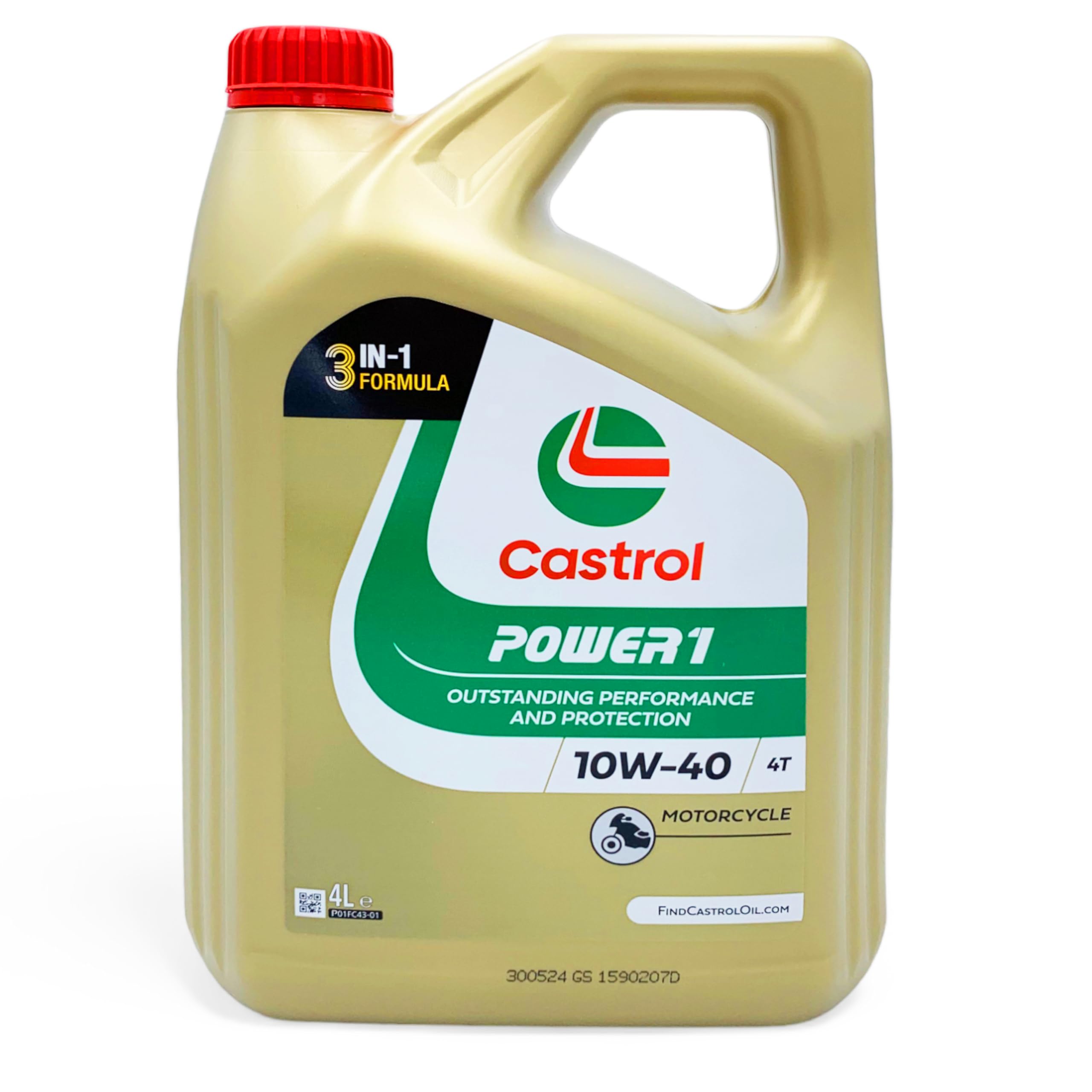 LUBRIALPHA Castrol Power 1 4T 10W40 4 litros 8 Litri