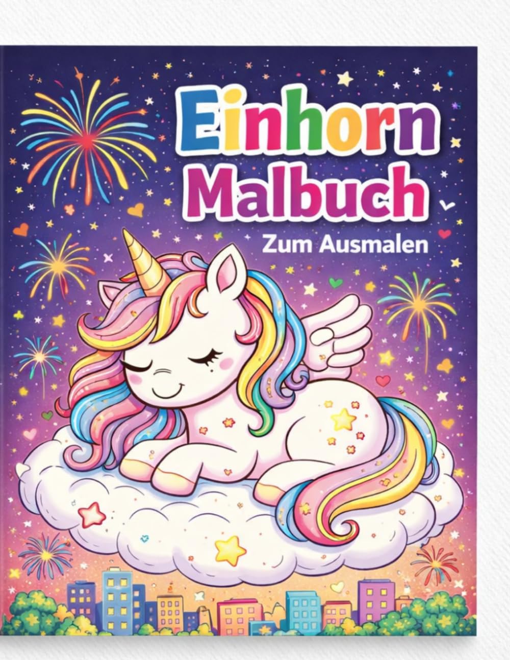 Einhorn: Ausmalbuch