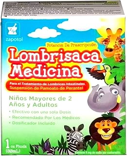 Medicina Worms Treatment 1 oz - Tratamiento para Lombrices Estomacales (Pack of 1)