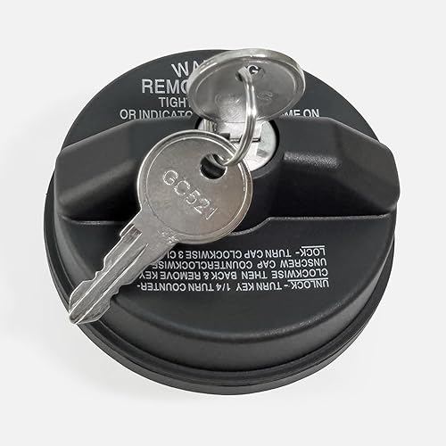 Miniatura 4 de Click&Fit Tapa del tanque de gas con bloqueo de 1-1116 pulgadas de diámetro de repuesto para Toyota Honda, Nissan, Chevy, Buick, Cadillac, GMC Volvo