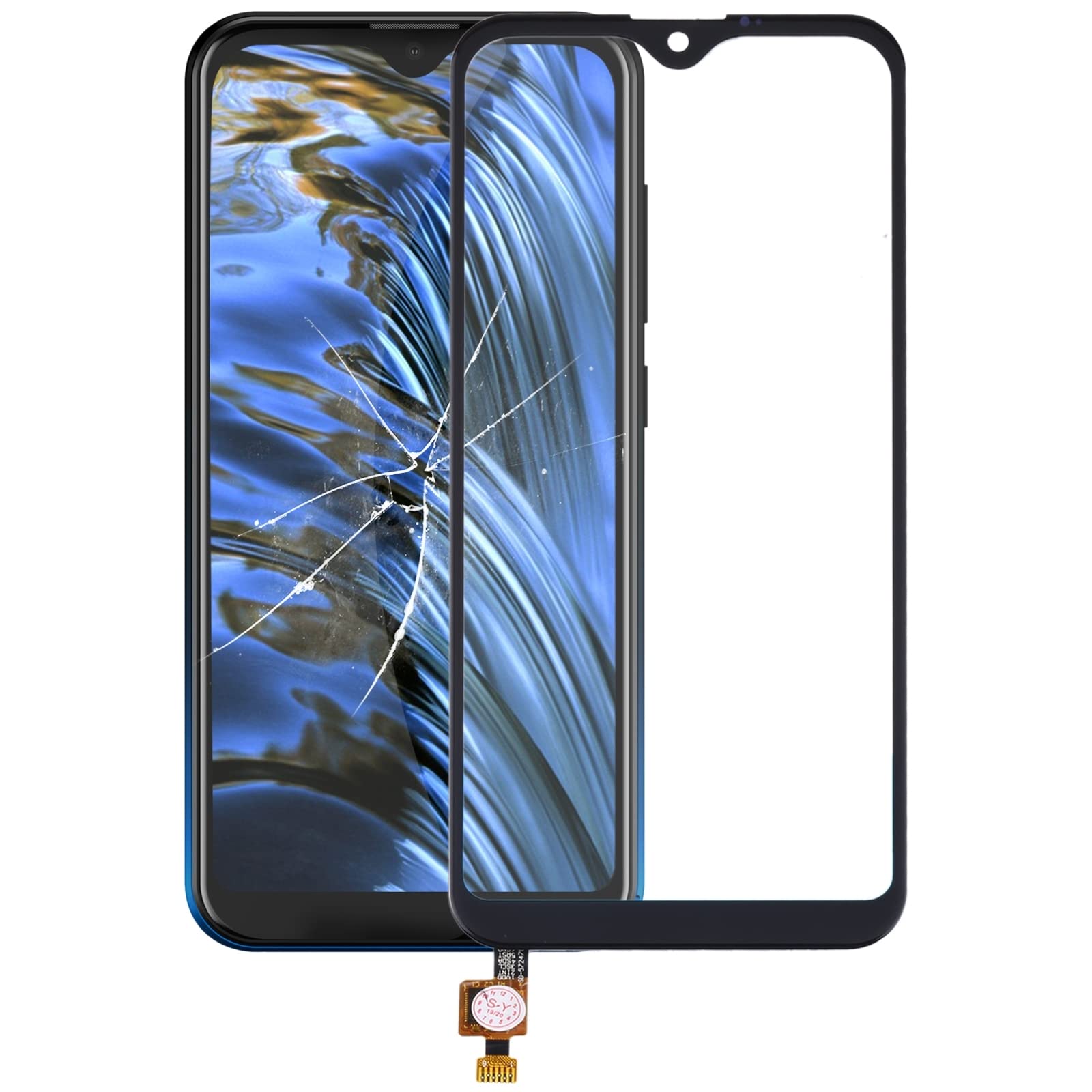 Panneau Tactile Compatible Leagoo M12 Remplacer Écran Cassé Pièce Détachée Noir