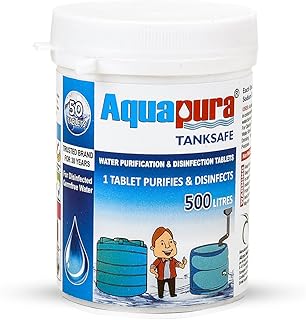 Aquapura Water Purification Tablets for 500 Liters Each Tablet