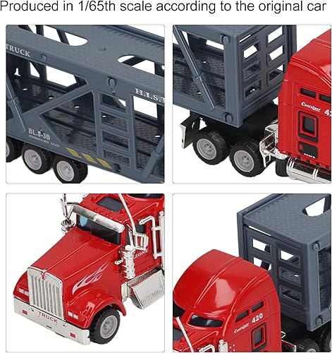 Miniatura 5 de Camión contenedor de control remoto camión semirremolque de aleación de 165 para cumpleaños de niños y niños
