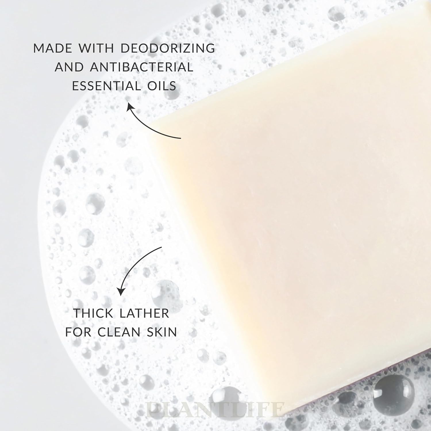 Plantlife Deodorant 6-Pack Bar Soap - Moisturizing and Soothing Soap for Your Skin - Hand Crafted Using Plant-Based Ingredients - Made in California 4.5 oz Bar