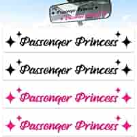 Adesivi Passenger Princess 4 Pezzi - Vinile Per Auto E Laptop, Design Corona E Stelle - Foto 11