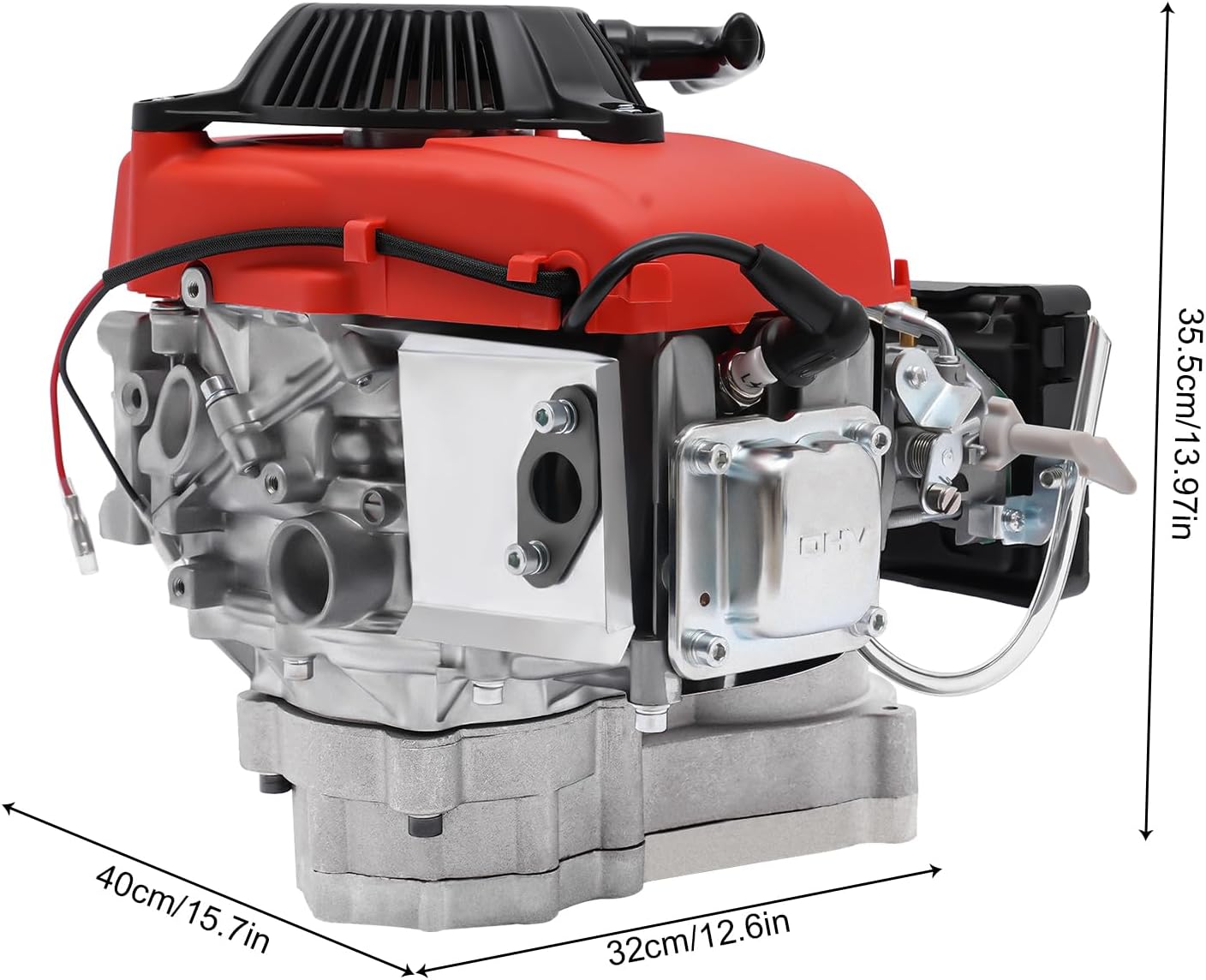 Bicycle Engine Kit, Upgrading 4 Stroke 53CC Motorized Bicycle Engine Kit Gas Petrol Motorized Powerful Bike Engine Conversion Kit TCI Hand-Pull Start DIY Modified Engine Full Set OHV 1.5kw