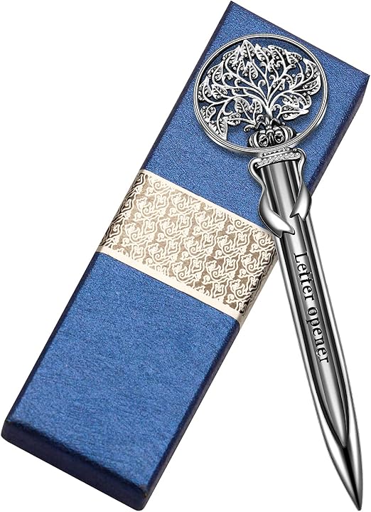 Letter Opener,Envelope Opener Letter Openers Envelope Slitter Mail Opener Envelopes Stationery for Package,Envelope,Paper Cut,Safe Mail Opener