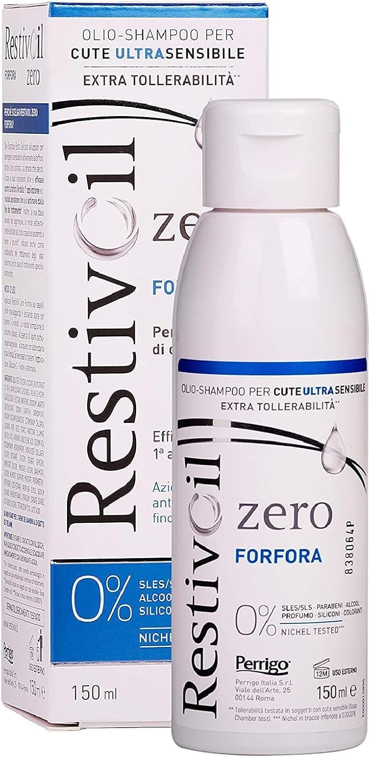 RestivOil Zero Forfora, Olio Shampoo per Cute Ultrasensibile, 150 ml