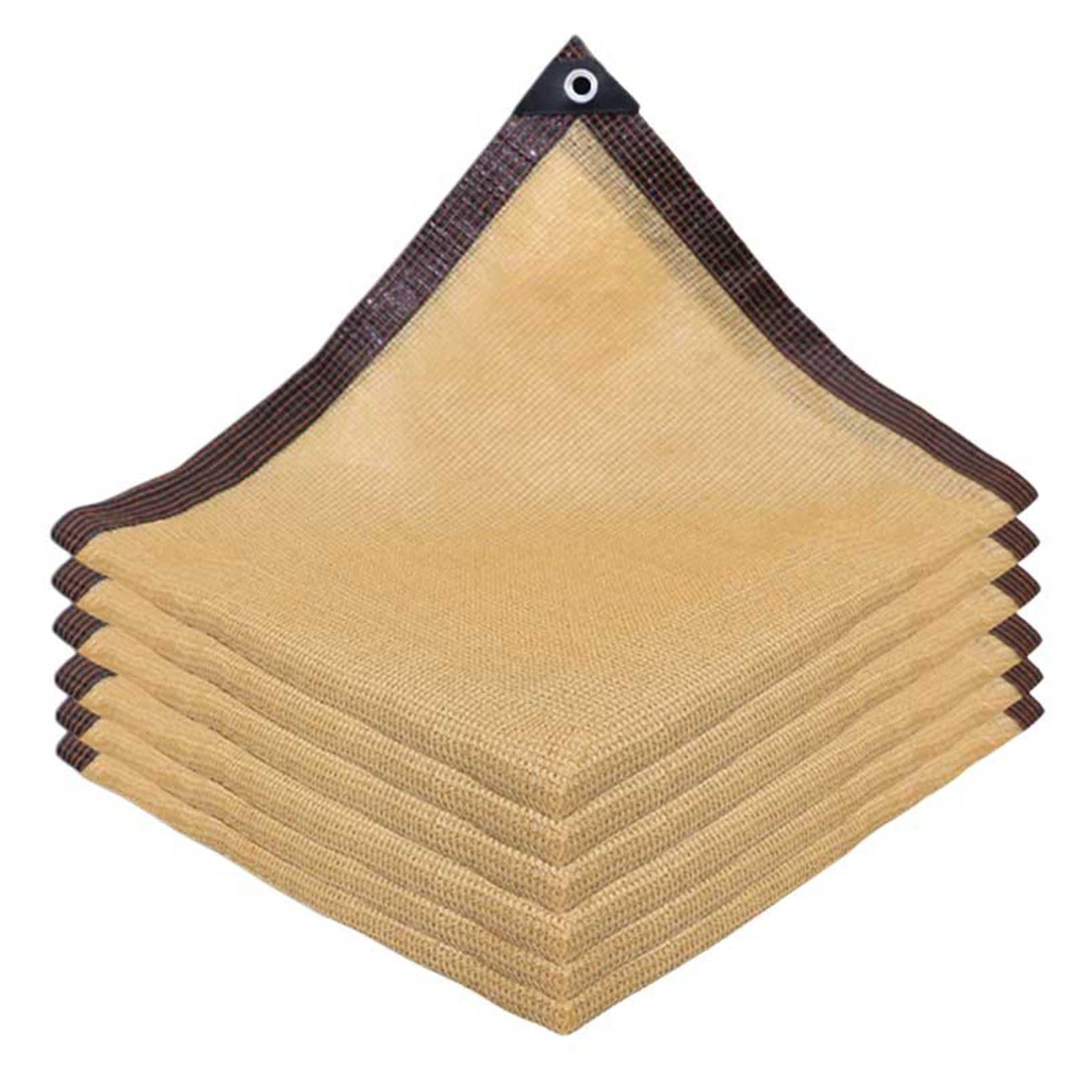 Filet d'ombrage pour terrasse et pergola protection UV jaune