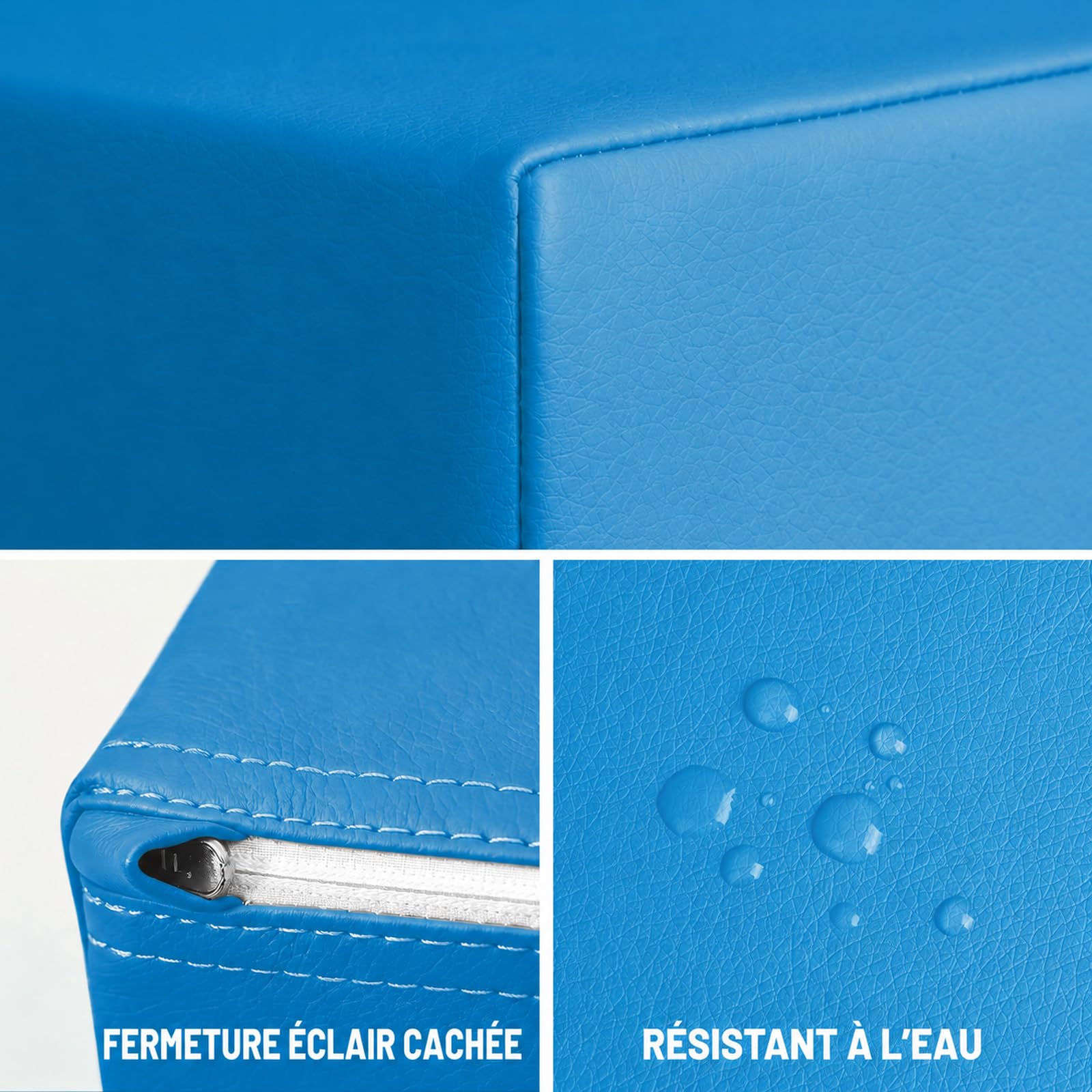 Wilwolfer Parcours Motricité Bébé 6 Pièces: Module Motricité Enfant Cuir PU Blocs Mousse Éducatifs - Jouets Descalade Bébé Structure d'escalade Antidérapante Ensemble d'échelle Double