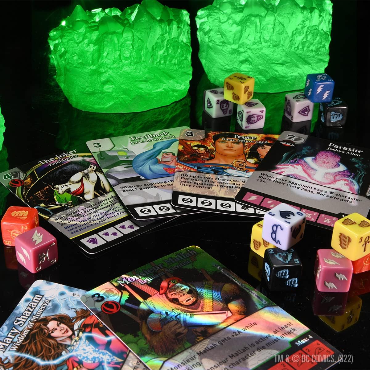 WizKids DC Dice Masters: Superman Kryptonite Crisis Countertop Display
