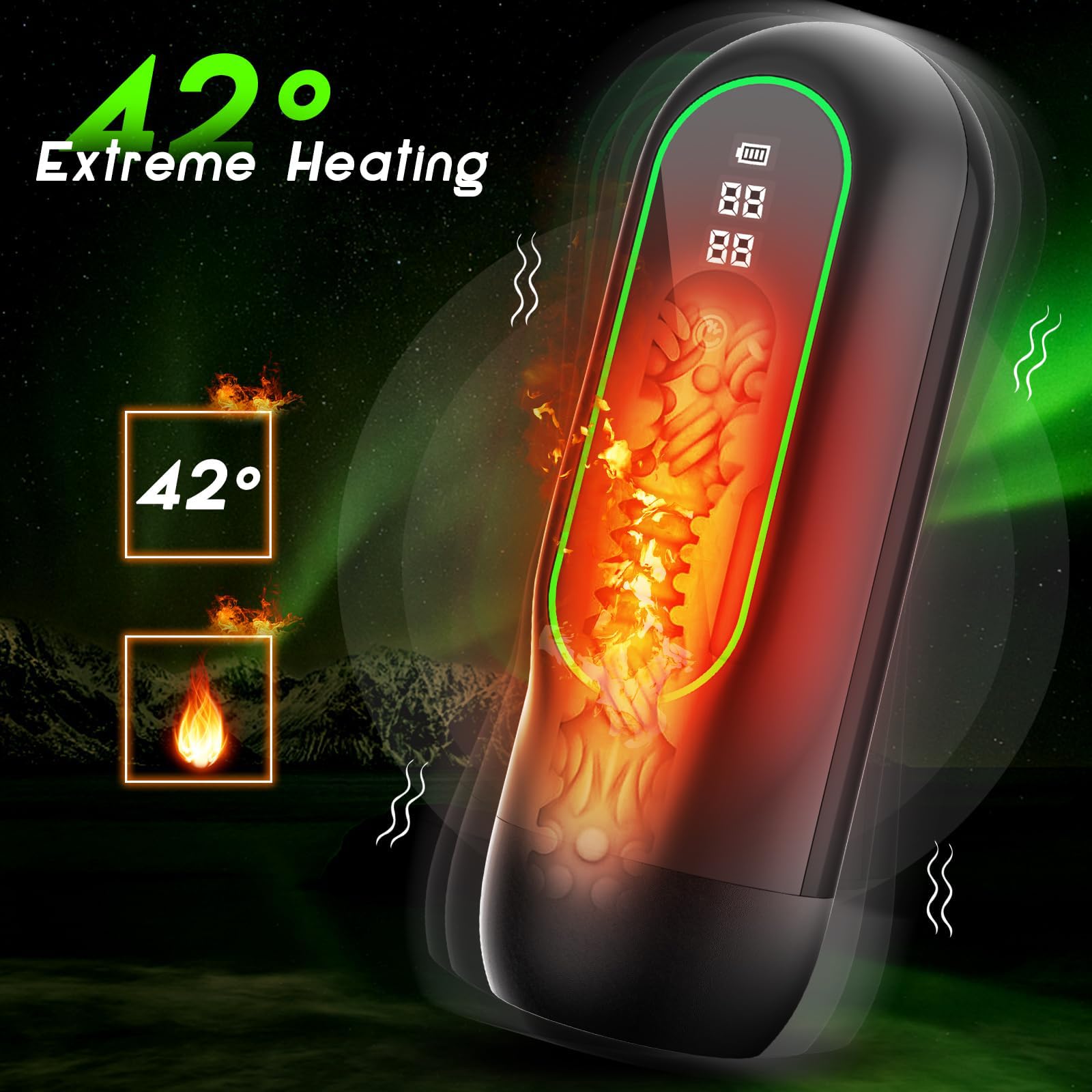 Elektrischer Masturbationsvibrator für Männer mit 15 Teleskopmodi + 4 Saugmodi, Eichelvibrator, Penismasturbator, Penismassagegerät, Sexspielzeug für Männer und Paare