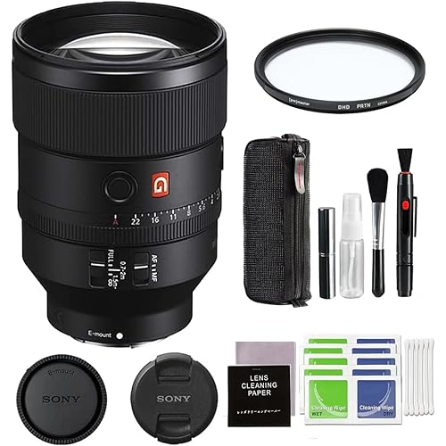 Sony FE 135mm F1.8 GM (SEL135F18GM) Lens Bundle with 82MM Protection -Digital HD Filter & Advanced Accessory | Sony 135mm Lens