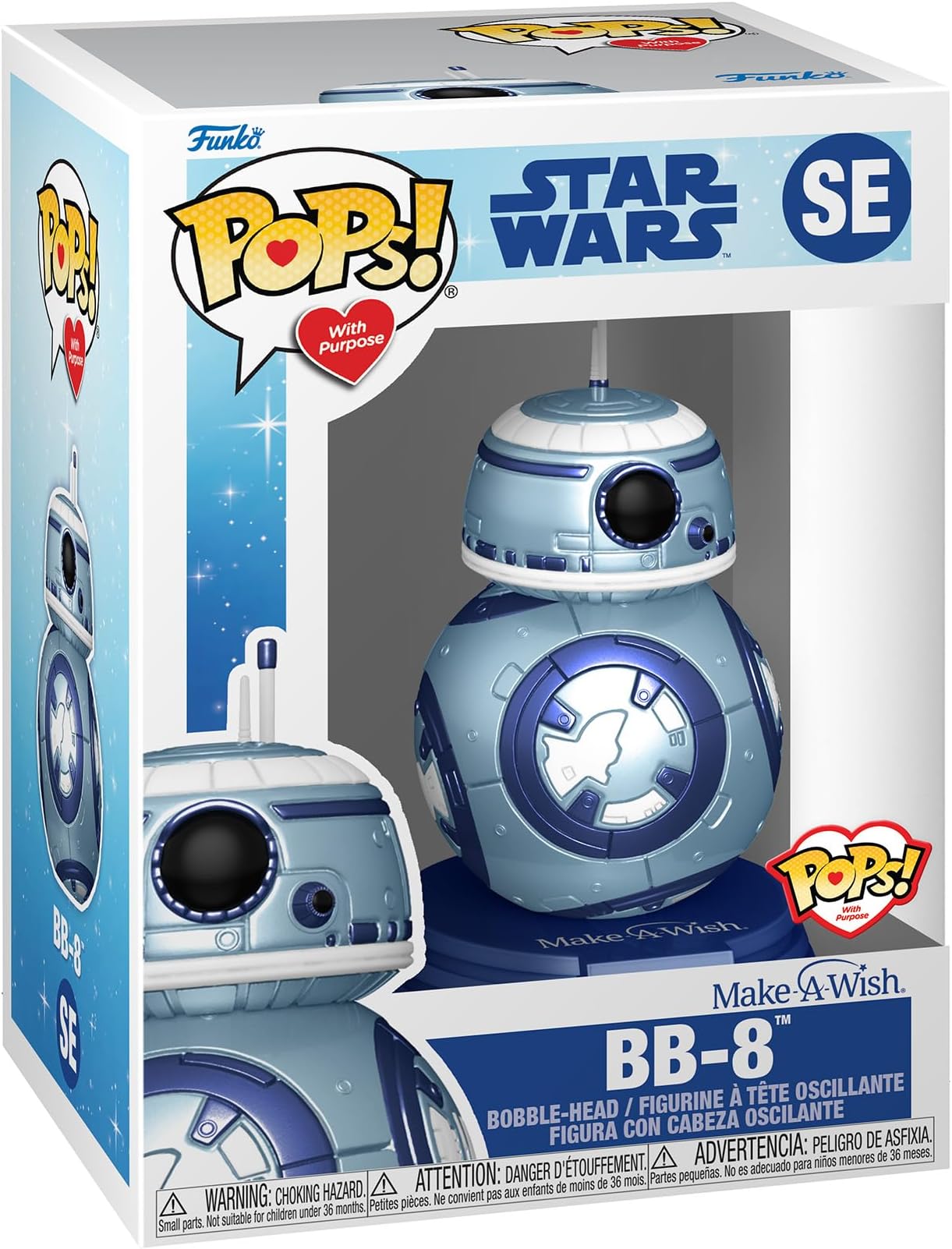 Pop Make a Wish Bb-8 Metallic Vinyl Figure