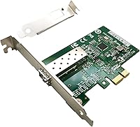 Vista 10 de Tarjeta de red Ethernet convergente PCIe x1 de 1.25 Gb, tarjeta LAN de puerto RJ45 de cobre único NIC Gigabit con servidor de chipset Intel I210-AT