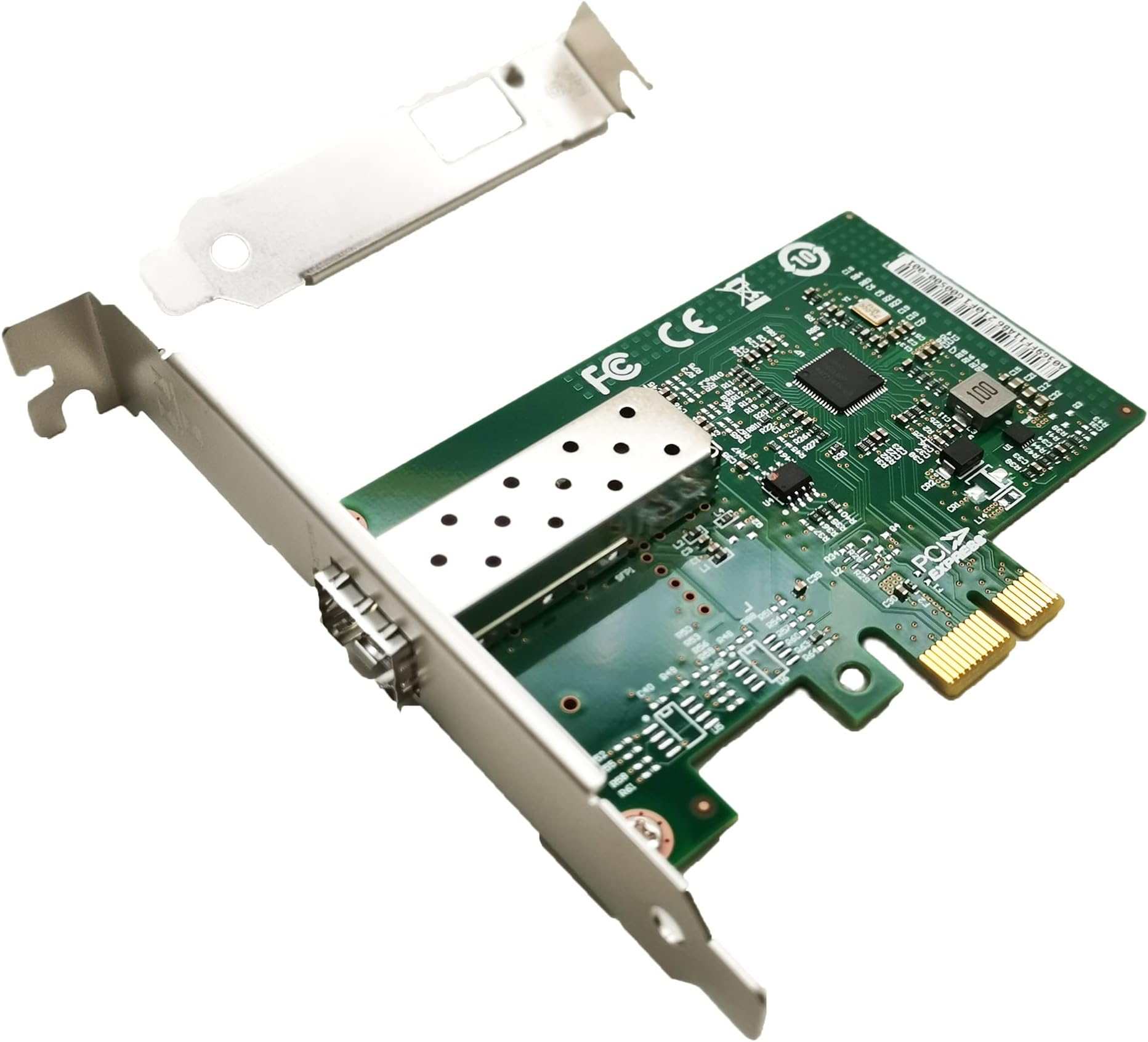 1.25Gb PCIe x1 Converged Ethernet Network Card, Single SFP Port LAN Card Gigabit NIC with Intel I210-AS Chipset Server Support Windows Server/Windows/Linux/Vmware ESXI…