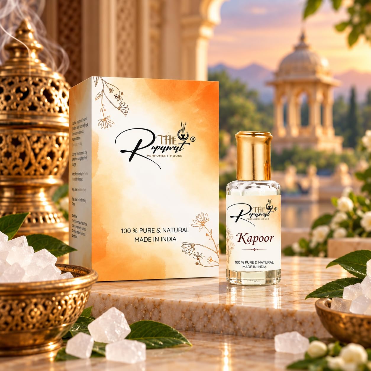 the rupawat perfumery house Kapoor Attar – 12ML | 100% Pure & Natural Alcohol-Free Perfume for Men & Women | Long-Lasting Ittar Fragrance Oil-picture-12