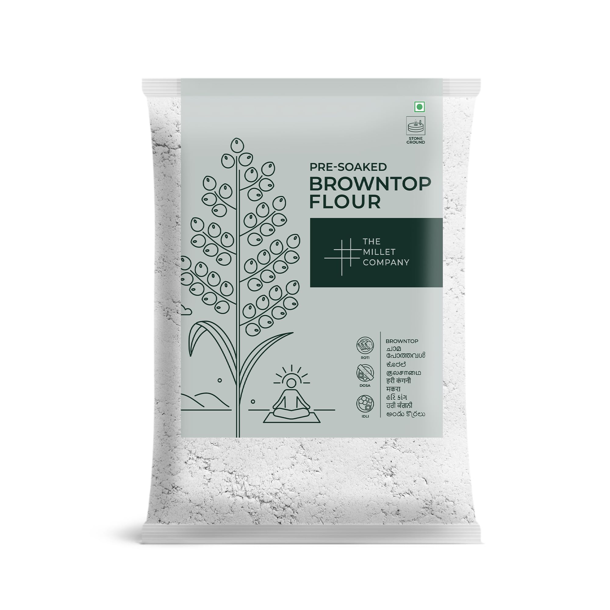 The Millet Company Pre-soaked Browntop Millet Flour, Korale, Andu Korralu, Gluten Free, Unpolished, High Fibre Flour 250 grams (B0CHFD5NMB) Amazon Price History, Amazon Price Tracker