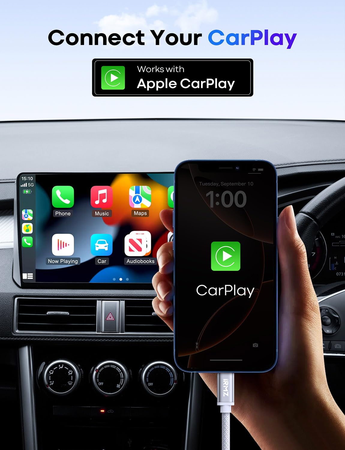 White USB C Data Cable, 3ft USB 3.0 to USB C Cable 10Gbps High Speed Data Transfer, USB A to USBC Cord for iPhone 16 Pro/16 Pro Max, 15 Pro Max, Samsung Galaxy S25 S24 3ft White 1 image 3 of 6 B0D8YYF49G