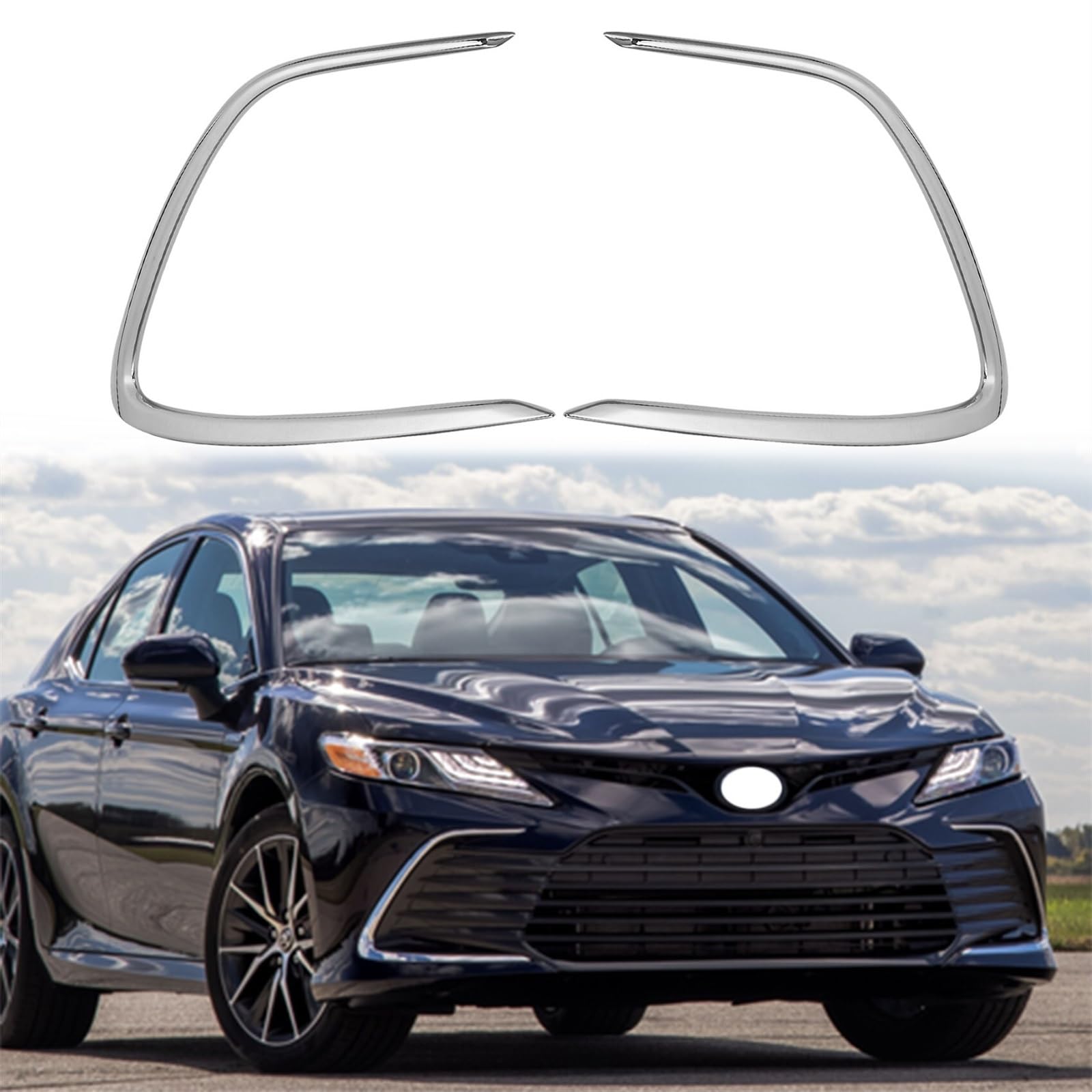 Dla TOYOTY, dla Camry 2021 Chromowana osłona lampy