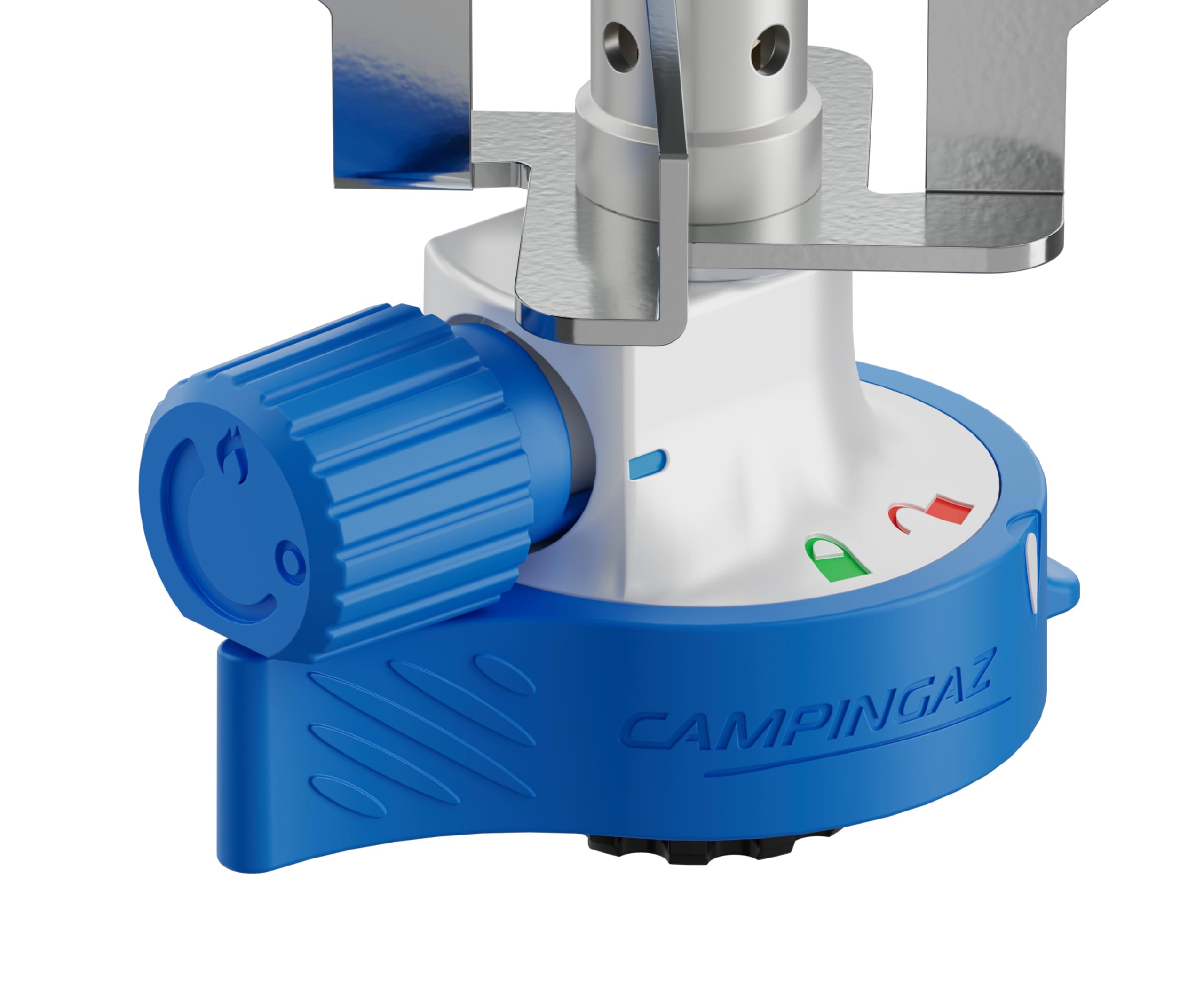 Campingaz Bleuet Connect Réchaud de camping | Avec connexion Easy Clic et fonction double verrouillage | Réchaud à gaz léger 1 brûleur | Brûleur simple | Haute puissance 1250 W | Pour camping