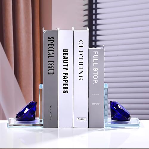 Miniatura 2 de K9 - Sujetalibros decorativos antideslizantes con diseño de ángel de la guarda de cristal dorado