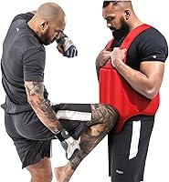 Vista 4 de Wesing Martial Arts Muay Thai Boxing Chest Protector MMA Sanda Chest Guard