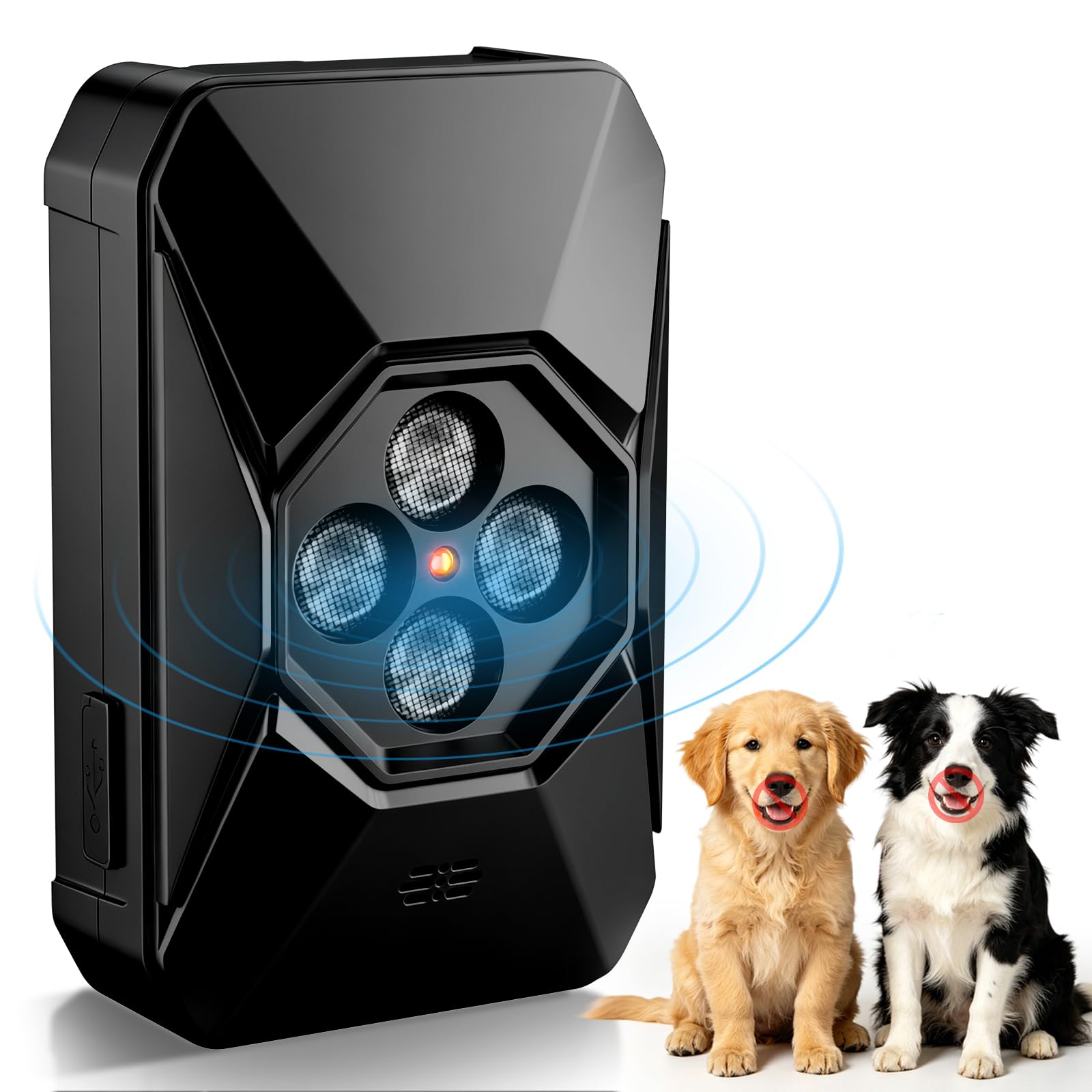 2026 Upgraded Anti Barking Device for Dogs,3 Mode Dog Barking Deterrent Devices,40FT Rechargeable Stop Barking Dog Device for Indoor/Outdoor,Bark Stopper for Small,Medium & Large Dogs in Garden/home