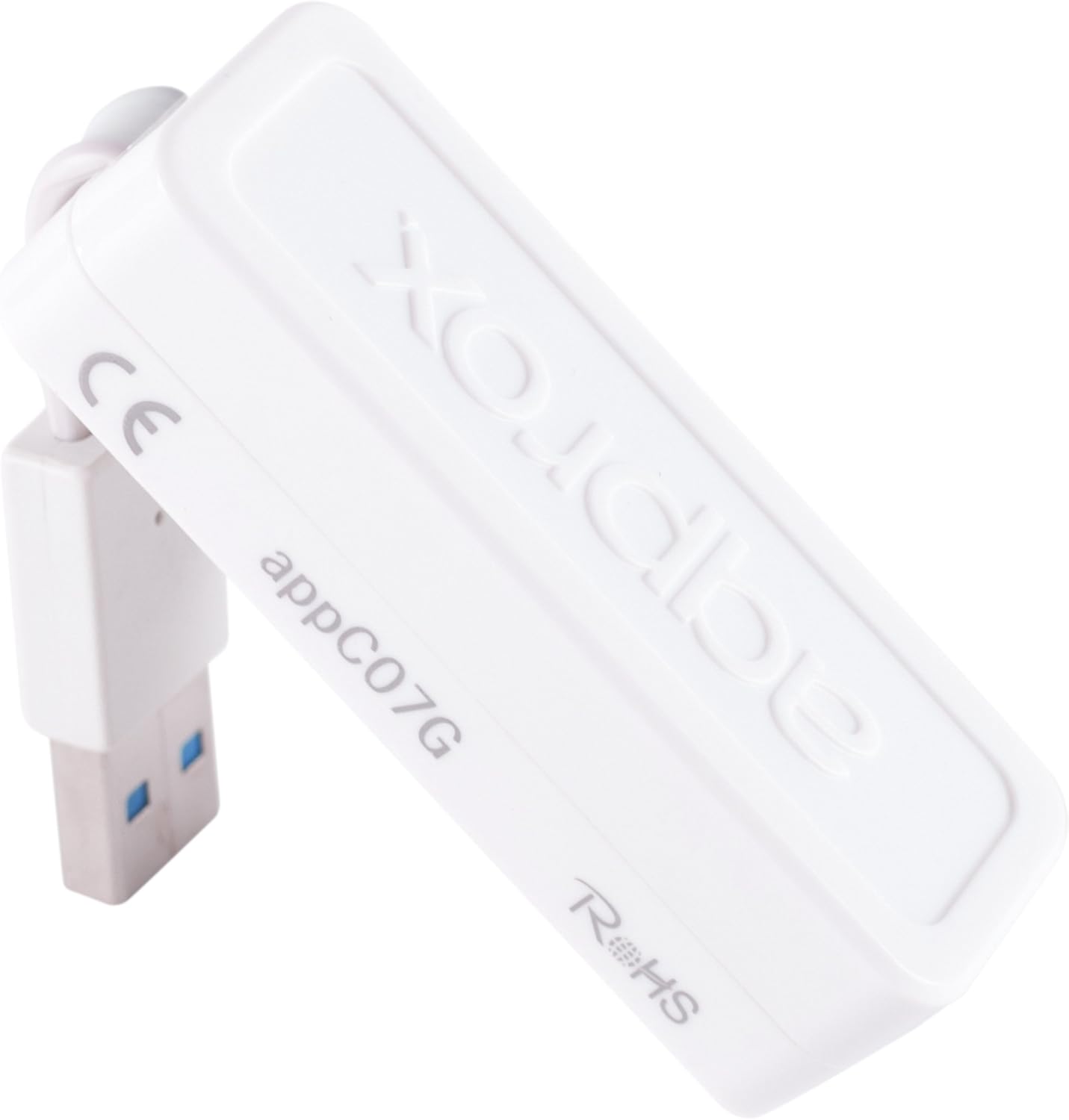 APPROX USB 3.0 to RJ45 Ethernet Gigabit 1000 Mbps Adapter - White