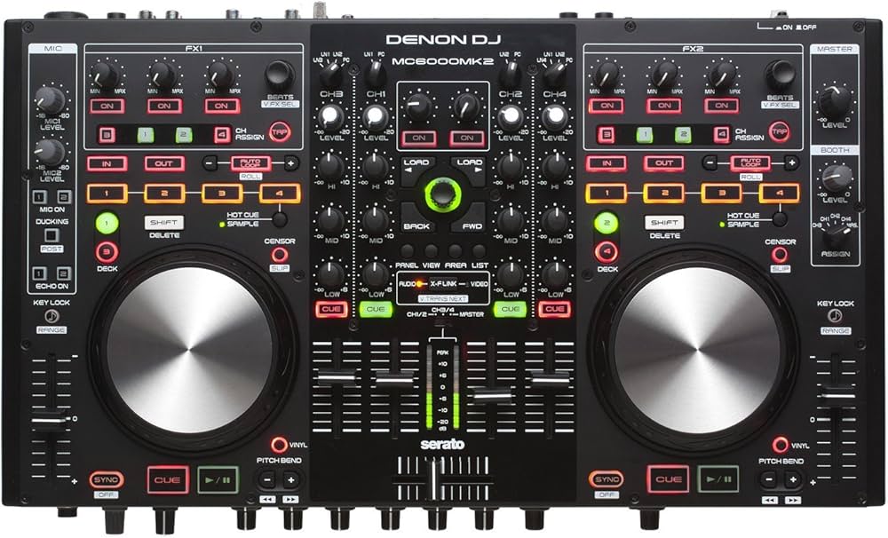 Denon DJ DNMC6000MK2 Professional Digital Mixer and Controller