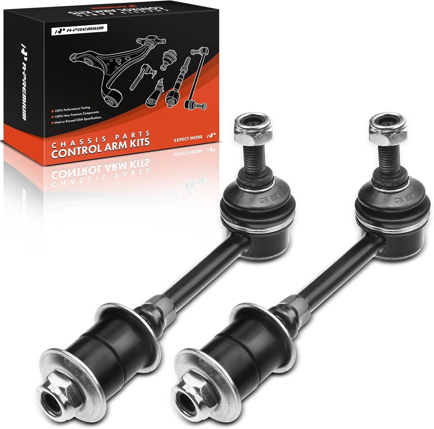 A-Premium 2 x Rear Sway Bar Links Stabilizer Bar Links, Compatible with Hyundai Accent 2000-2006