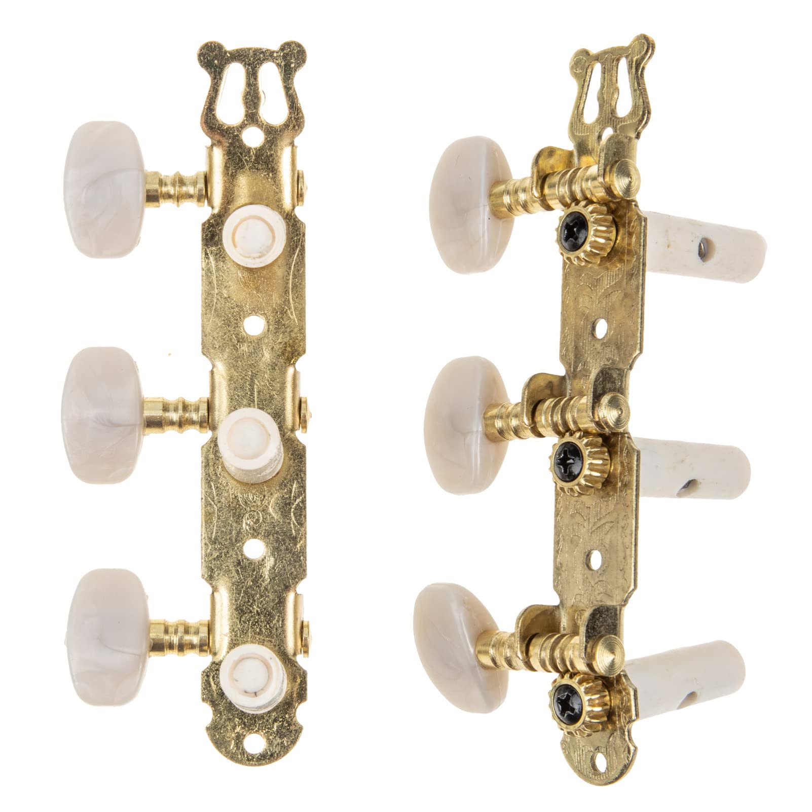 ERINGOGO 2Pcs Guitar Tuning Pegs Durable Guitar Head Tuners with Elegant Design for Acoustic and Classical Guitars Reliable Machine Heads for Music Enthusiasts