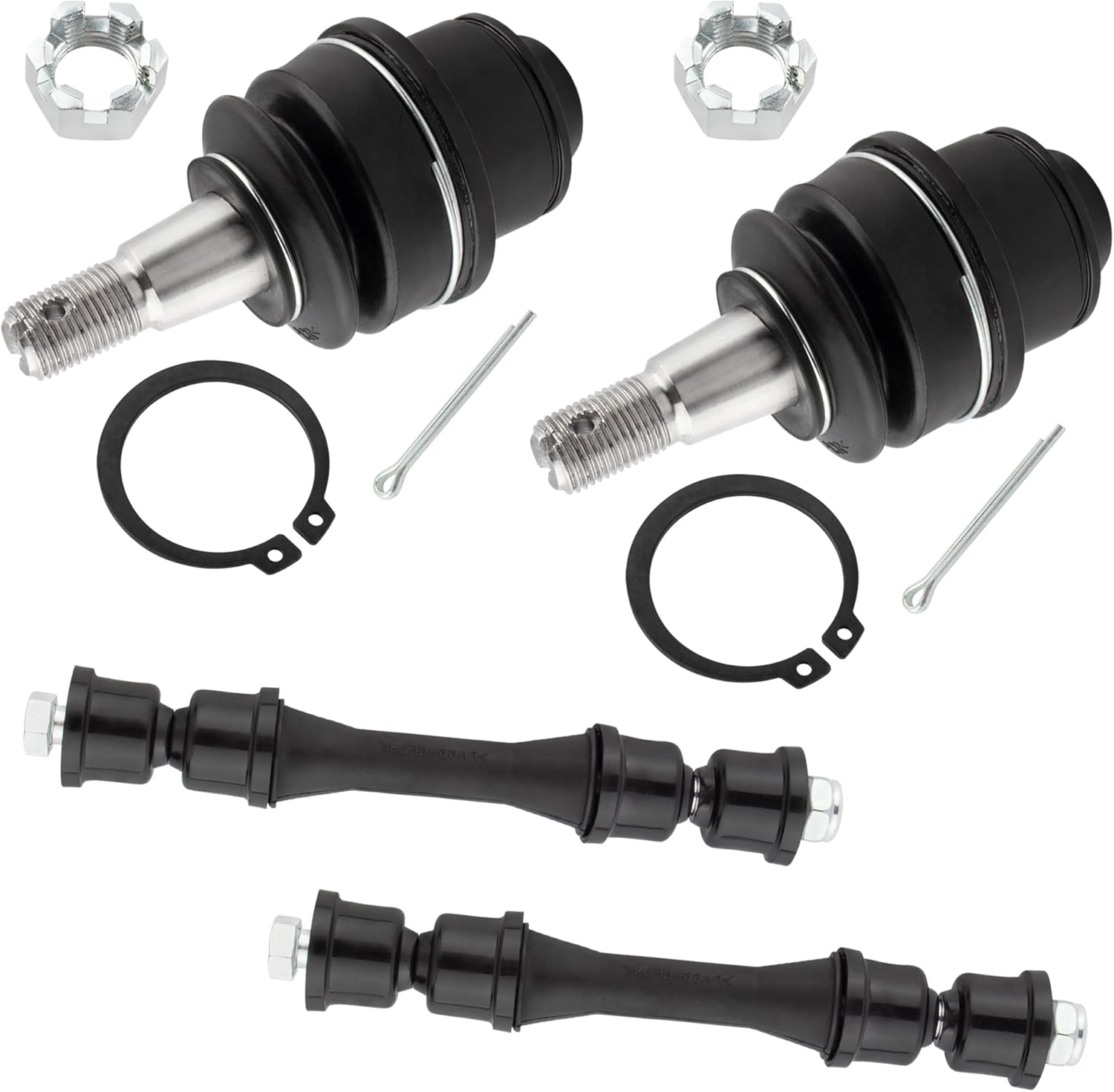 K500007 K700432 Front Lower Ball Joints Stabilizer Sway Bar End Links for Cadillac Escalade Suburban 1500 Tahoe Yukon 2007-2014 Avalanche Silverado Sierra 1500 2007-2013, Pack of 4