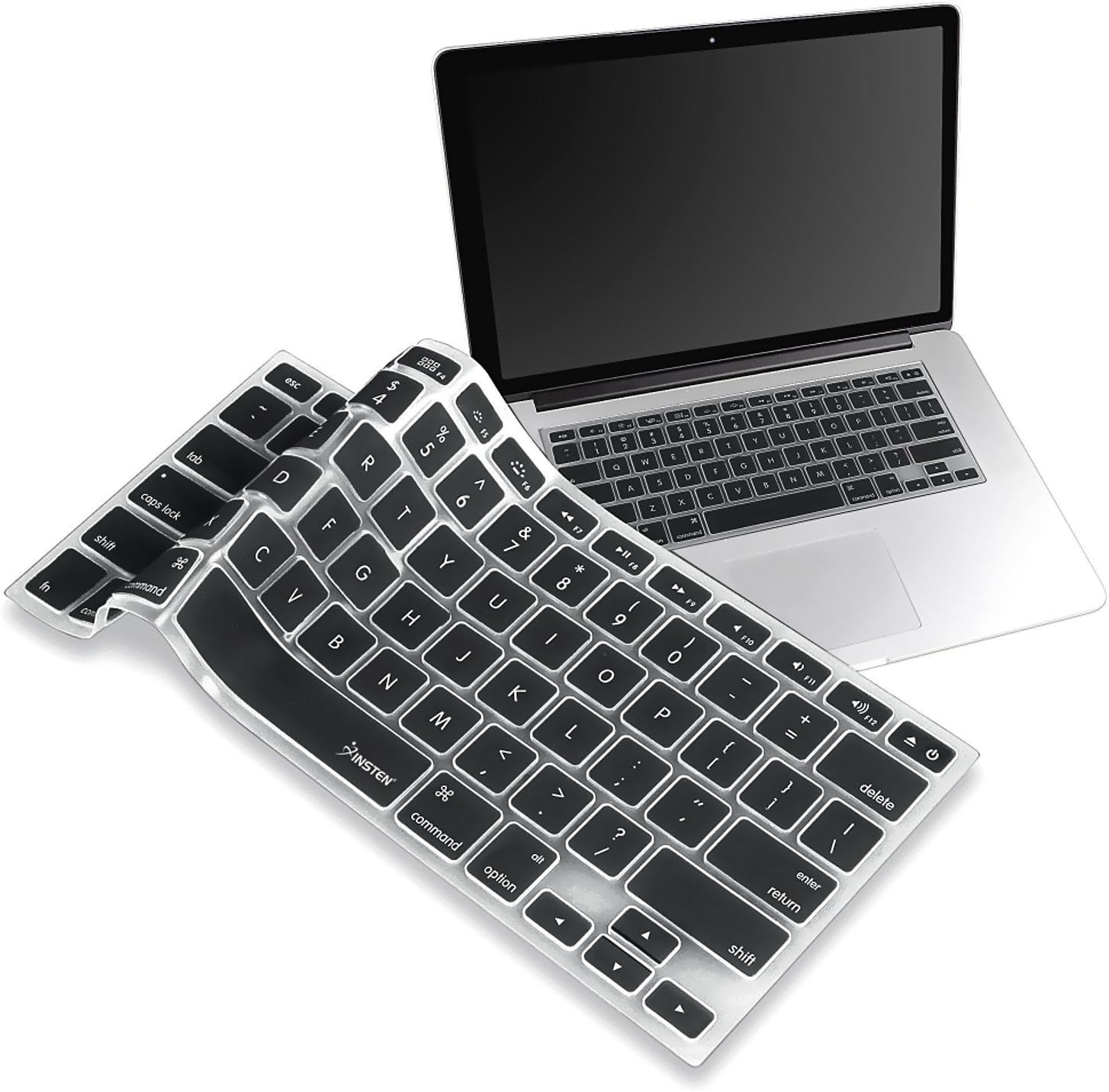 IVEA electronic Silicone skin cover protector for Apple, Power Mac Wireless Bluetooth keyboard - Black