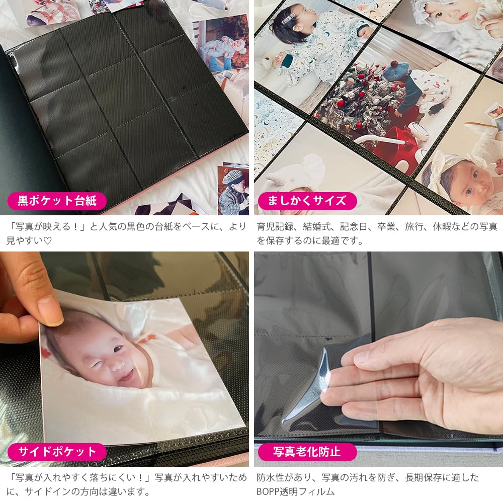 Amazon.co.jp: [zz.luxi] ましかくアルバム 大容量 アルバム ましかく