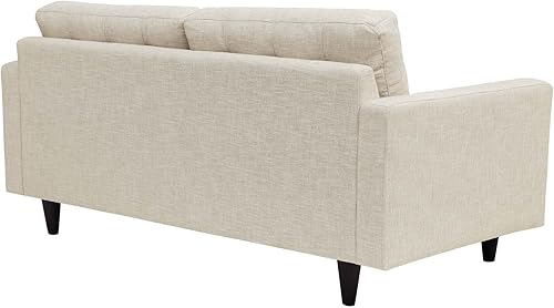 Miniatura 129 de Modway Sofá biplaza Empress en tela tapizada moderna de mediados de siglo, gris Gris,Laguna,Gris,claro,Celeste,verde azulado,Beige,Atomic Rojo