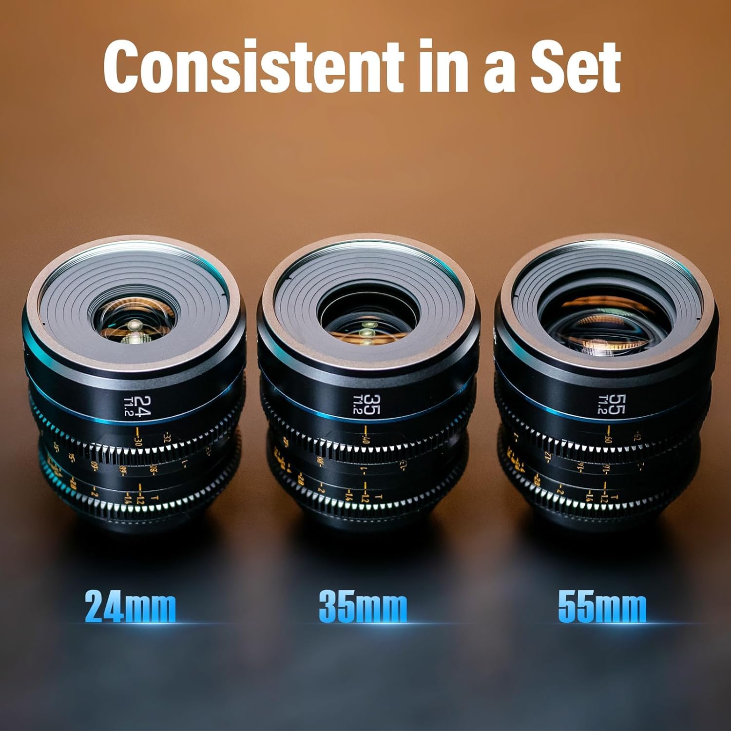 Amazon.co.jp: SIRUI Night Walker T1.2 シネレンズセット、24mm、35mm