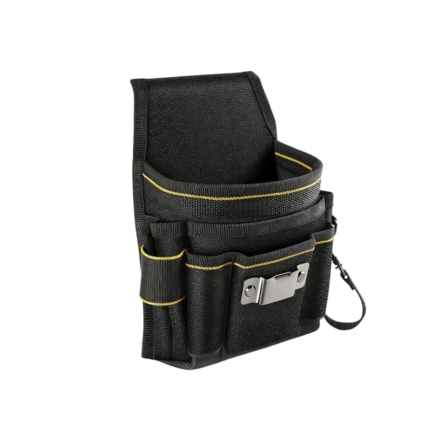 Heavy-Duty Waist Tool Pouch with Belt Multi-Pocket Tool Belt Pouch Open-Top Wear-Resistant for Handymen, Electricians, Carpenters, Home Repairs, Jobsite, Construction, 22-15-5cm-image-18