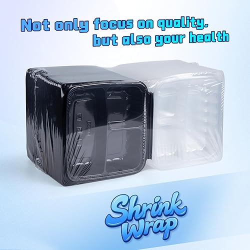 Miniatura 34 de YANGRUI Recipientes de plástico de 6 pulgadas, 17 onzas, paquete de 55 unidades – tapa reutilizable Crystal View anti niebla sin BPA PP Clamshell