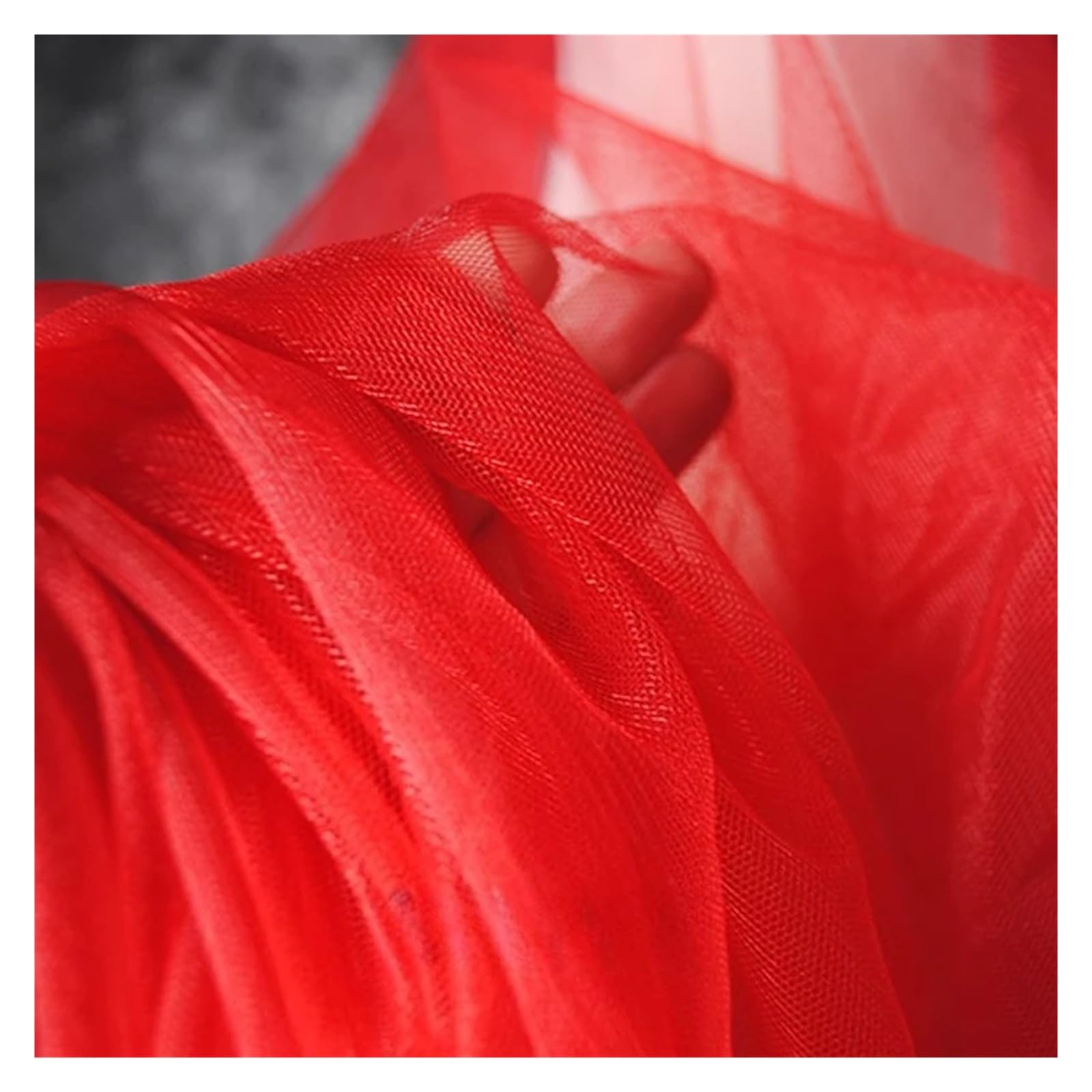 Tüllrolle Weicher Netzstoff for Nähen von Hochzeitskleidern, Abendkleidern, flauschigen Röcken, DIY-Hochzeitshintergrunddekoration, nicht elastisch(Color 16,3yard)