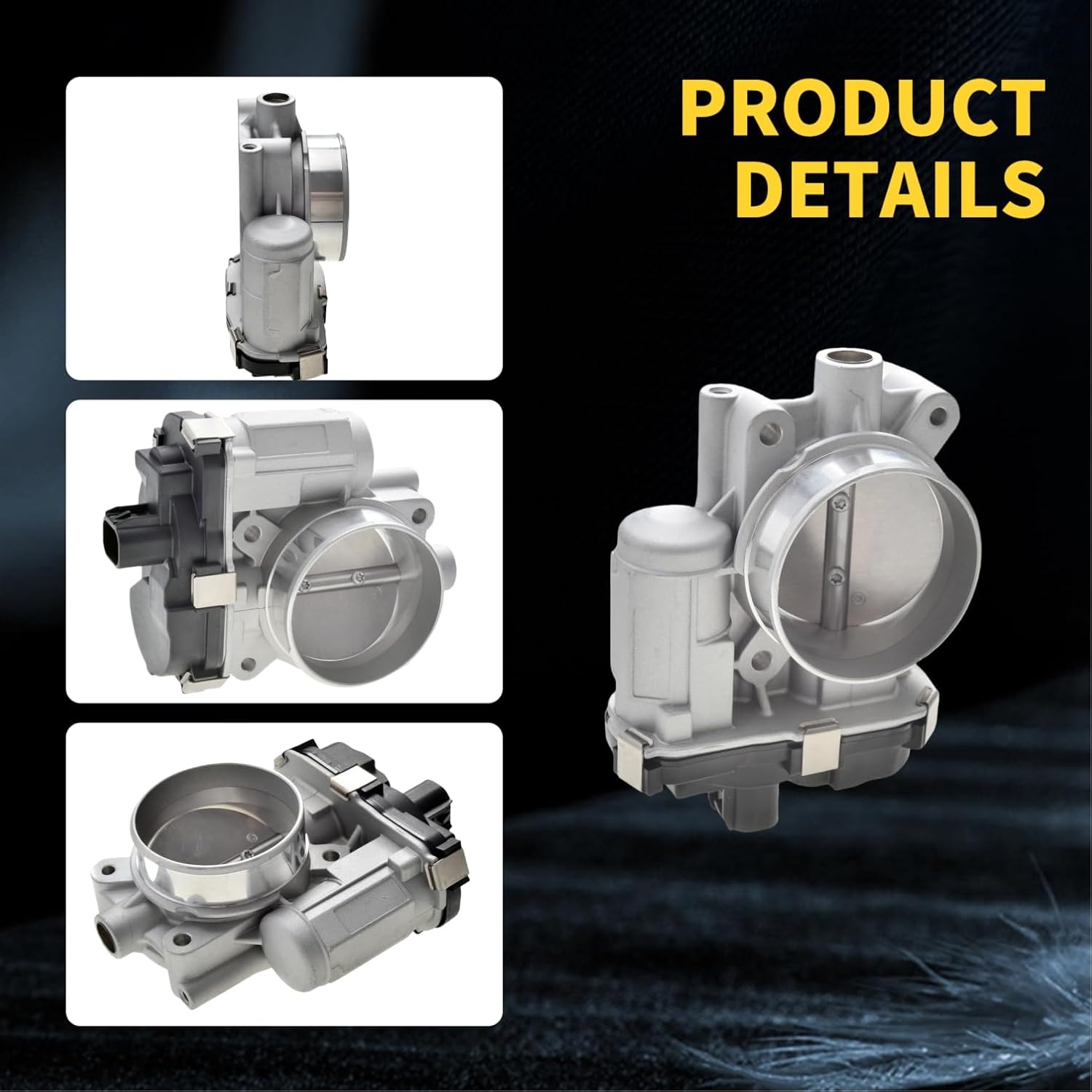 Throttle Body Fit for Chevy Malibu Express Silverado 1500 2007-2013 V6 4.3L/3.6L, GMC Savana Sierra 1500 2007-2013 V6 4.3L, Pontiac G6 G8/Saturn Aura 2007-2009 V6 3.6L S20050