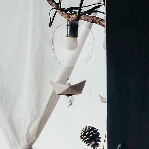 Vista 2 de Pantalla de cristal de repuesto para ventiladores de techo y lámparas, cubierta de lámpara de estilo europeo para decoración del hogar, accesorios