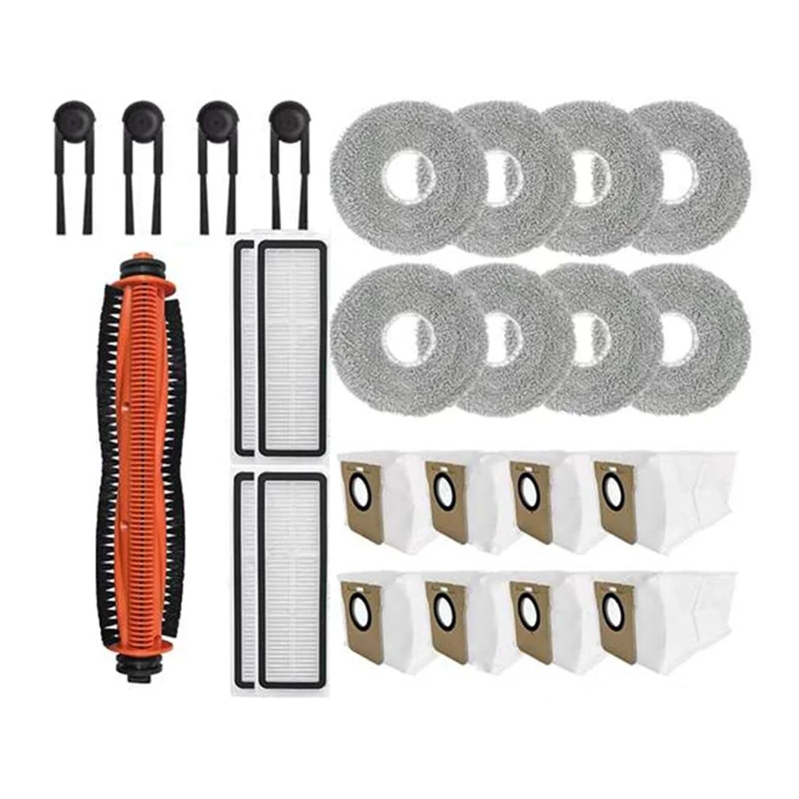Generisch Bürstenfilter-Moppbeutel-Set, kompatibel mit Xiaomi
