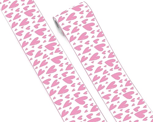 Vista 344 de FLFK Calcomanías de pared para despegar y pegar, para habitación de los niños, calcomanías de peces bajo el mar, 4 x 240 pulgadas (azul)