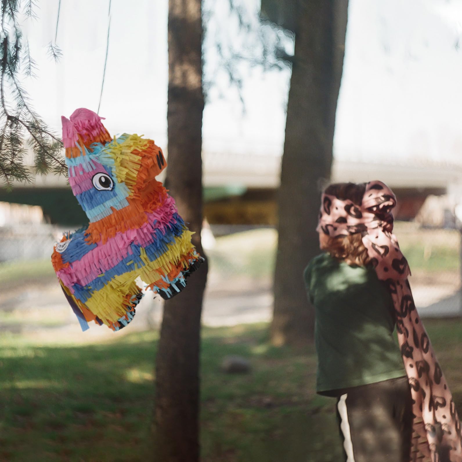 Hohopeti Petite Piñata Licorne Papier Écologique à Remplir de Bonbons pour Anniversaire Garçon Fille Décoration Créative et Ludique pour Fête Garçon Fille