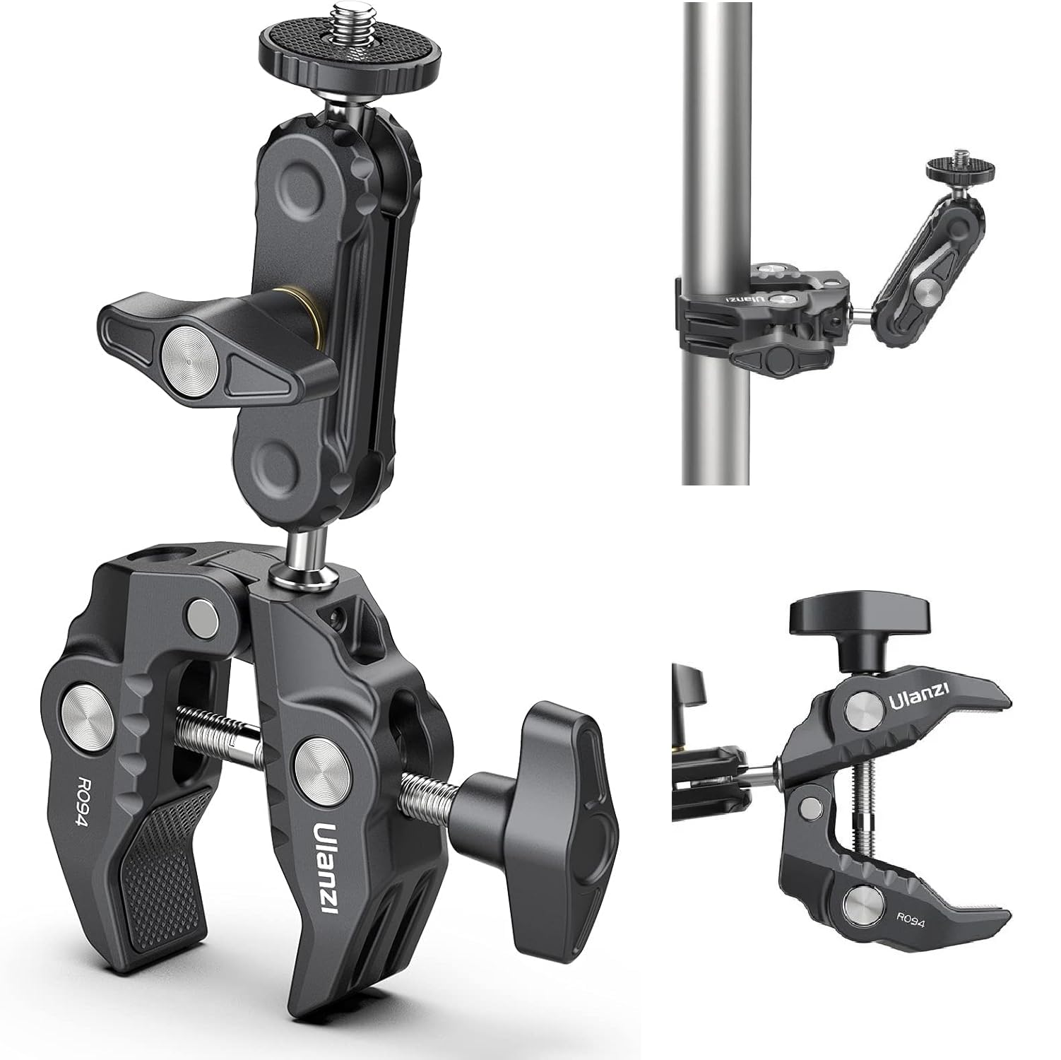 Amazon | Ulanzi R094 スーパークランプ 360°回転 ボールヘッドアーム