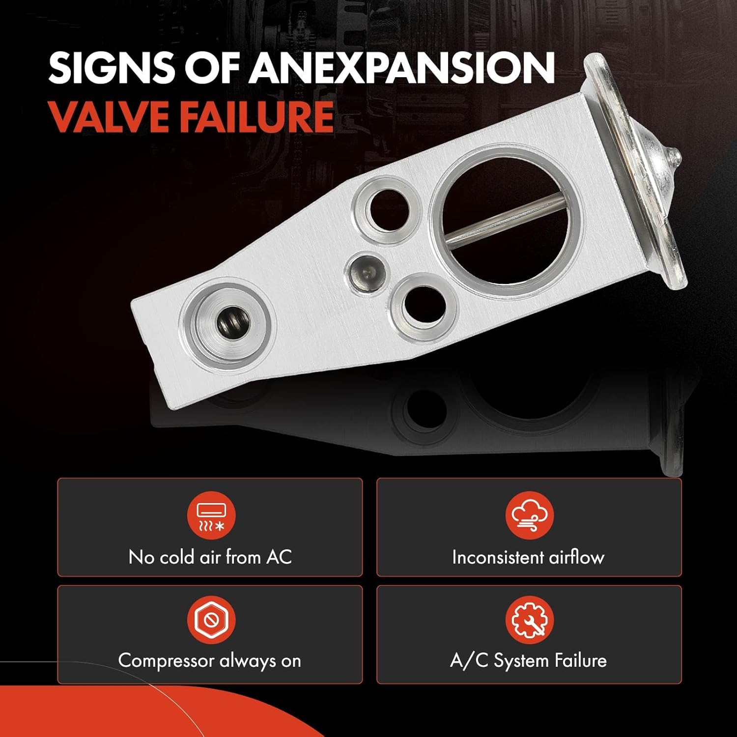 A-Premium AC Expansion Valve Compatible with Honda HR-V 2016-2018, Fit 2015-2018